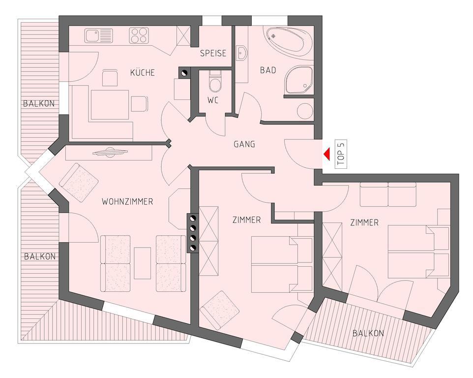 Ferienwohnung Optimal Kaltenbach Exteriör bild
